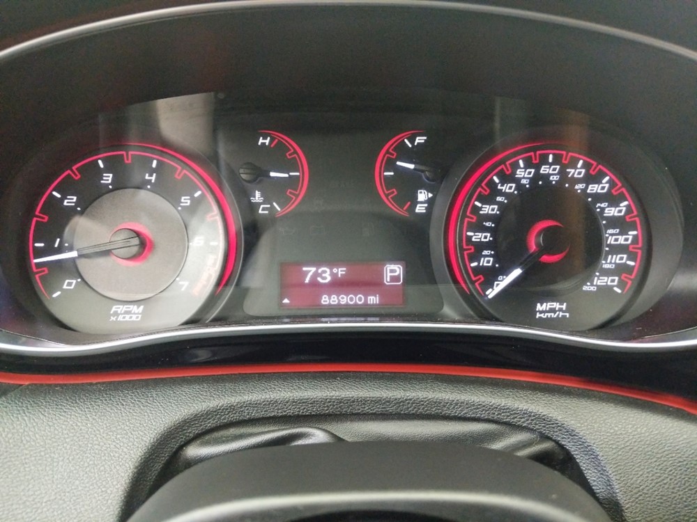 2015 Dodge Dart - Odometer Close Up