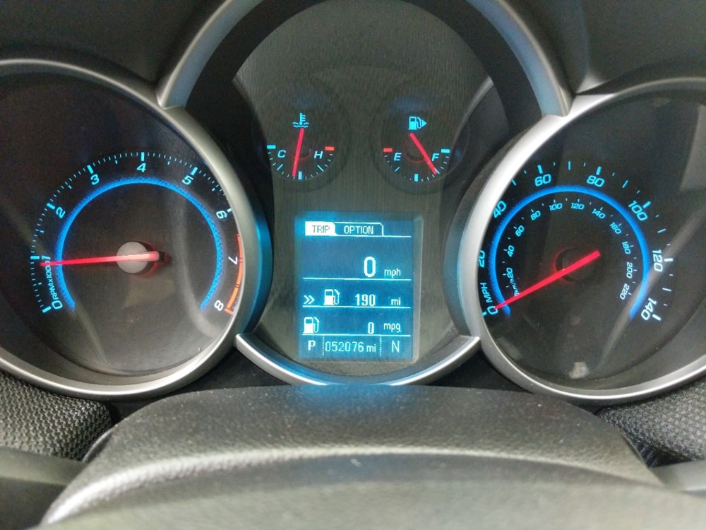 2014 Chevrolet Cruze - Odometer Close Up