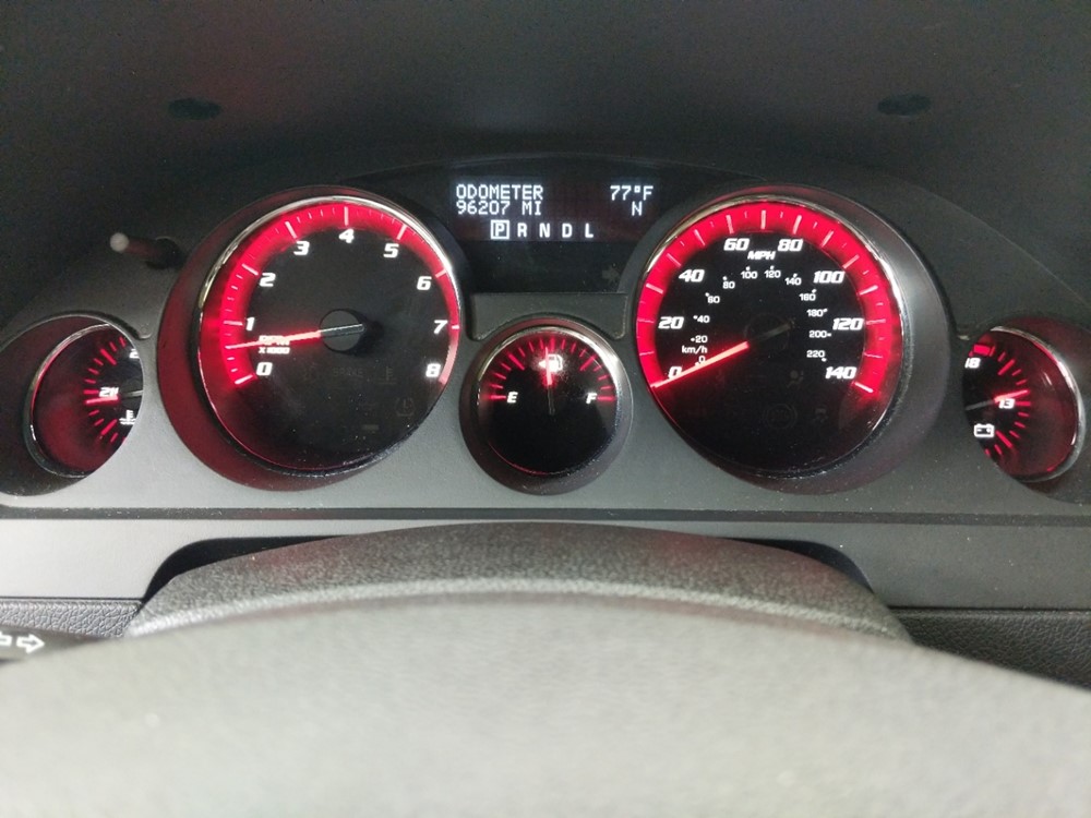 2012 GMC Acadia - Odometer Close Up