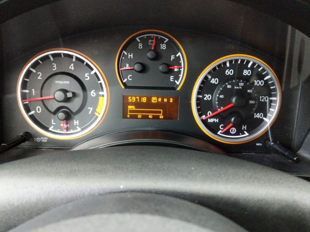 2011 Nissan Titan - Odometer Close Up