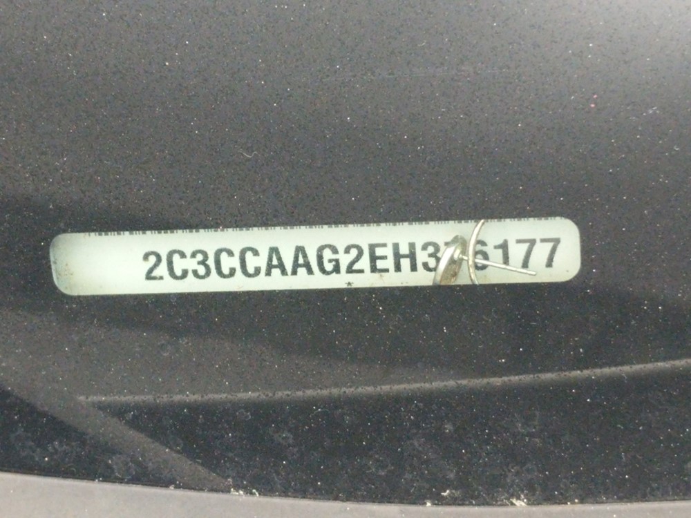 2014 Chrysler 300 - VIN Plate