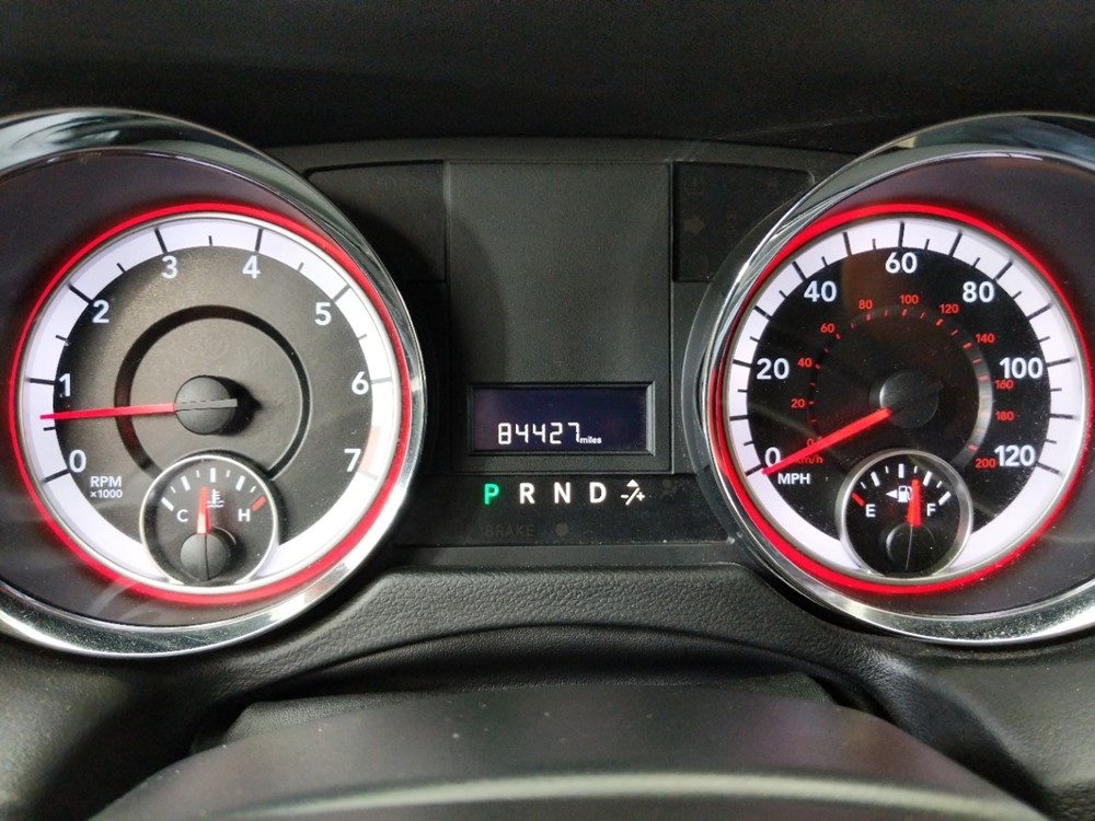 2016 Dodge Grand Caravan - Odometer Close Up