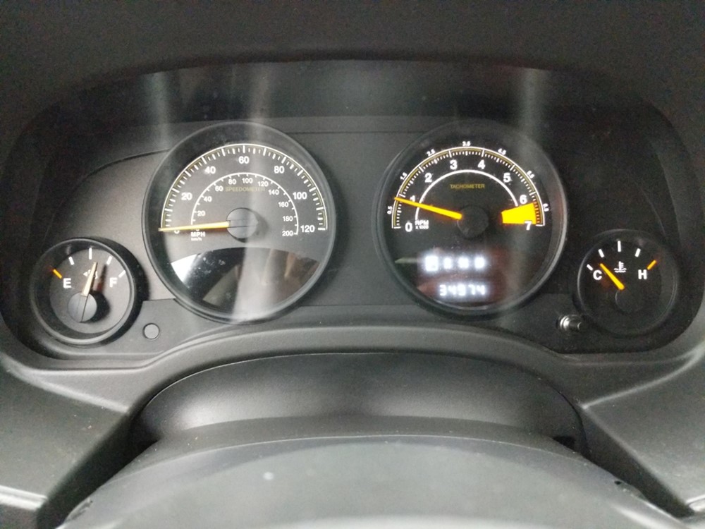 2016 Jeep Compass - Odometer Close Up
