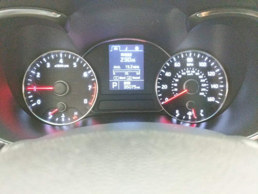 2015 Kia Forte - Odometer Close Up