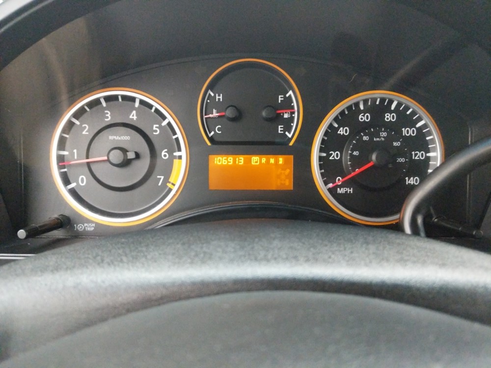 2013 Nissan Titan - Odometer Close Up