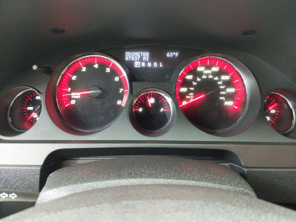 2011 GMC Acadia - Odometer Close Up