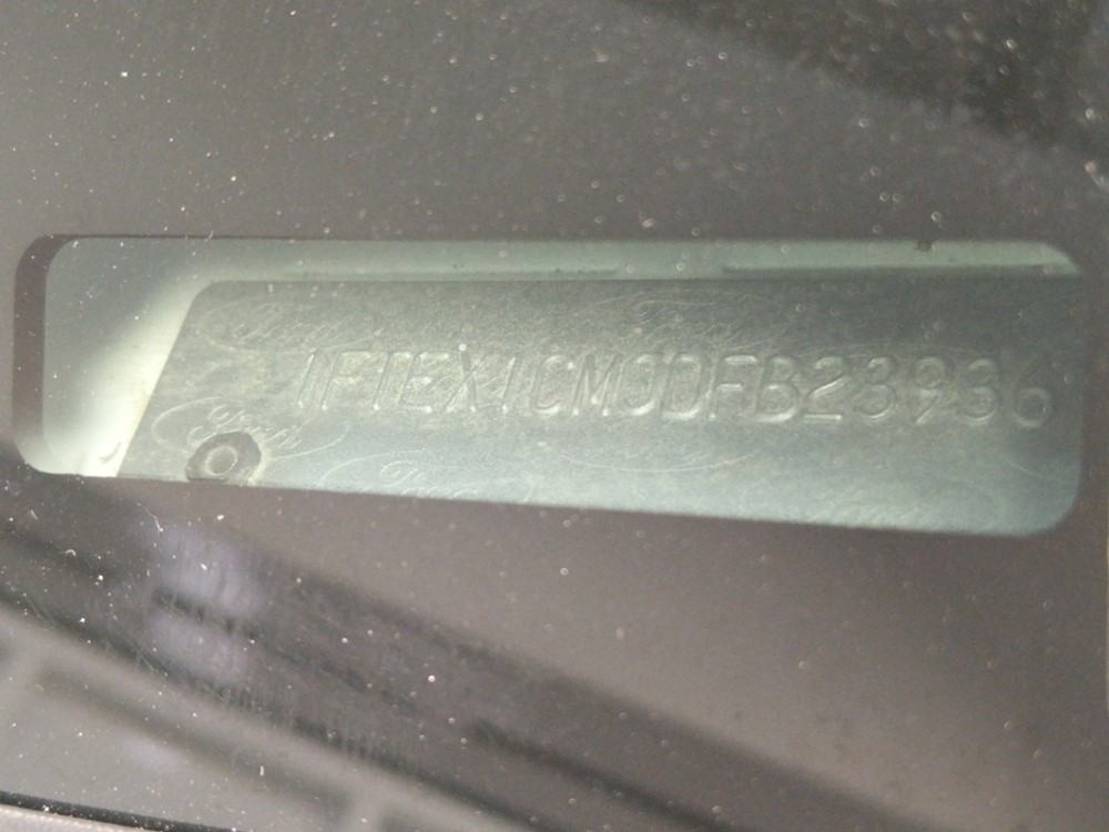 2013 Ford F-150 - VIN Plate