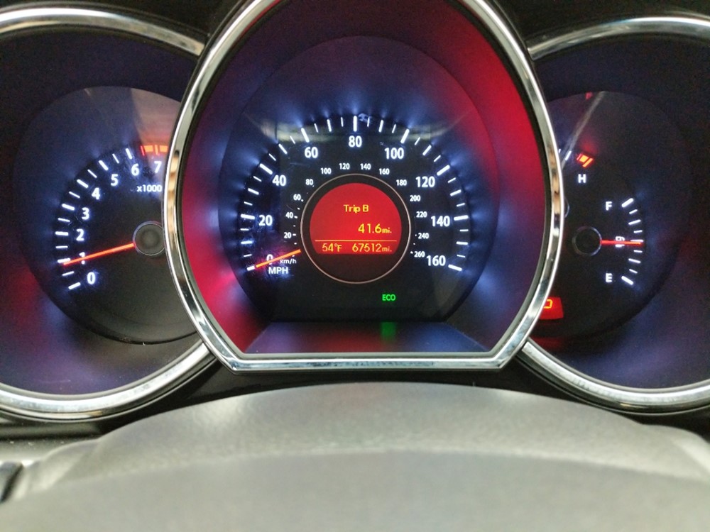 2013 Kia Optima - Odometer Close Up