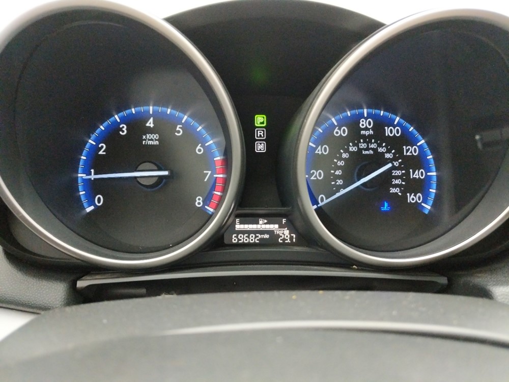 2012 Mazda Mazda3 - Odometer Close Up