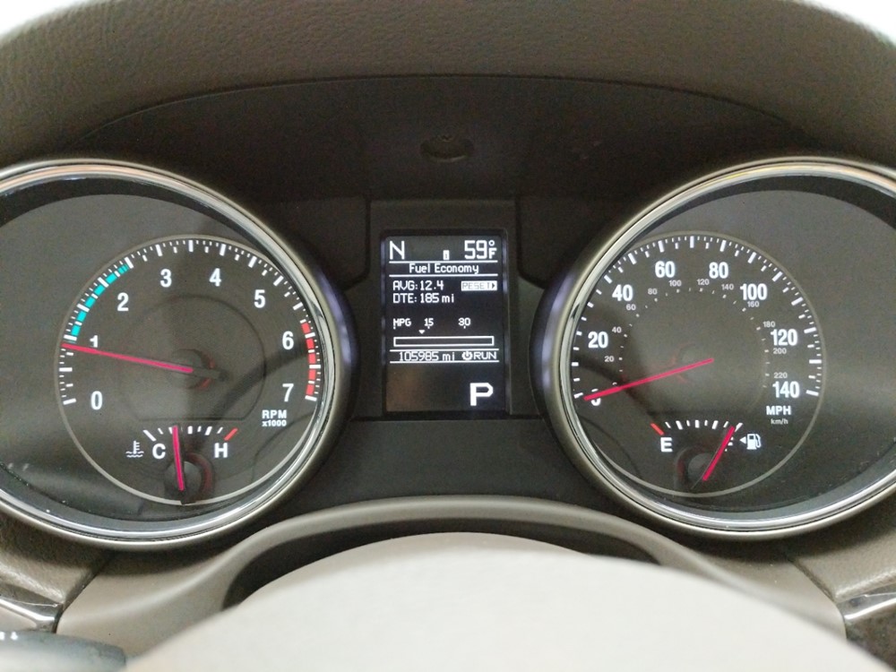 2011 Jeep Grand Cherokee - Odometer Close Up