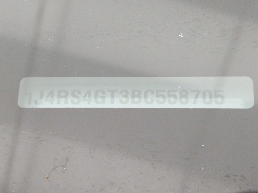 2011 Jeep Grand Cherokee - VIN Plate