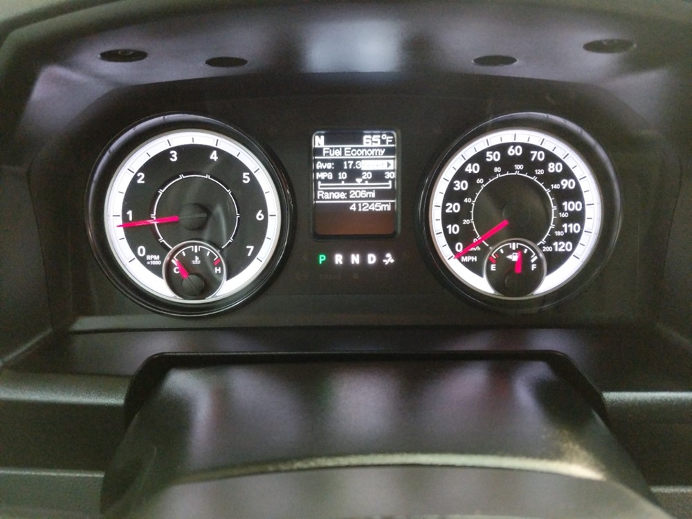 2017 Dodge Ram 1500 - Odometer Close Up