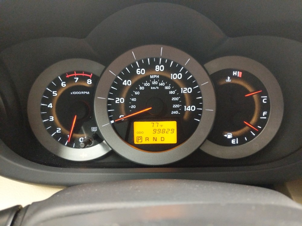 2011 Toyota RAV4 - Odometer Close Up