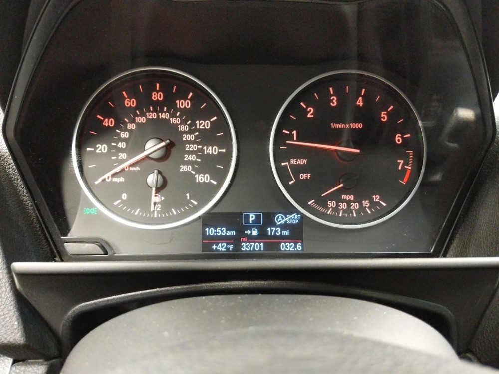 2015 BMW 228i - Odometer Close Up