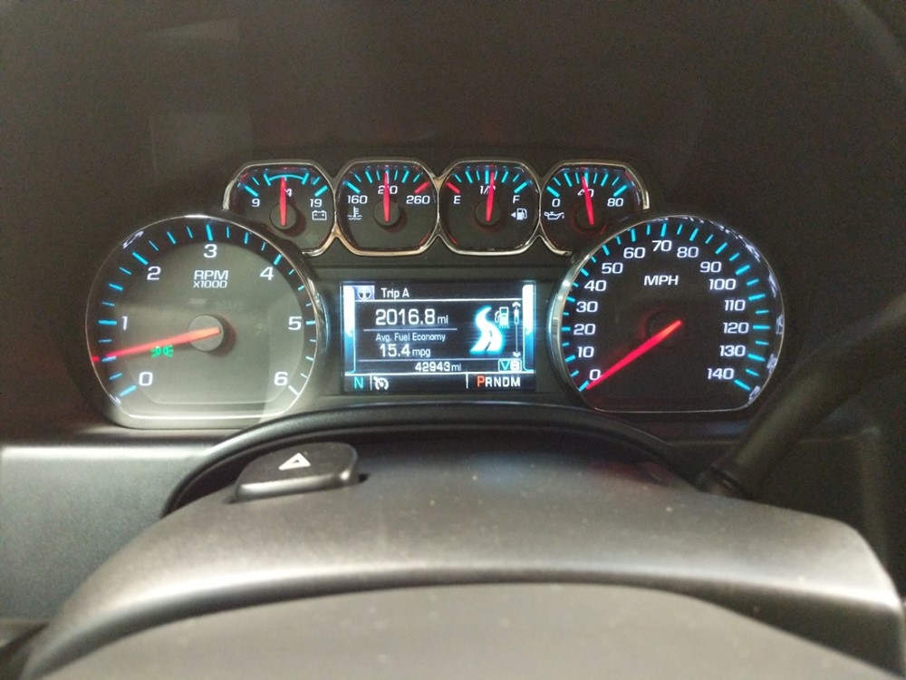 2014 Chevrolet Silverado 1500 - Odometer Close Up