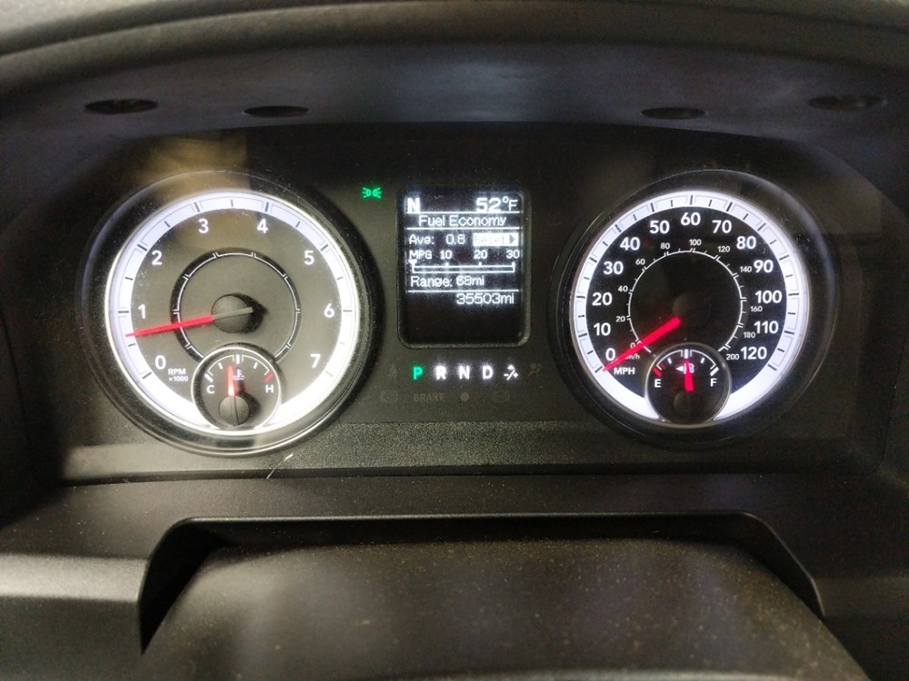 2016 Dodge Ram 1500 - Odometer Close Up