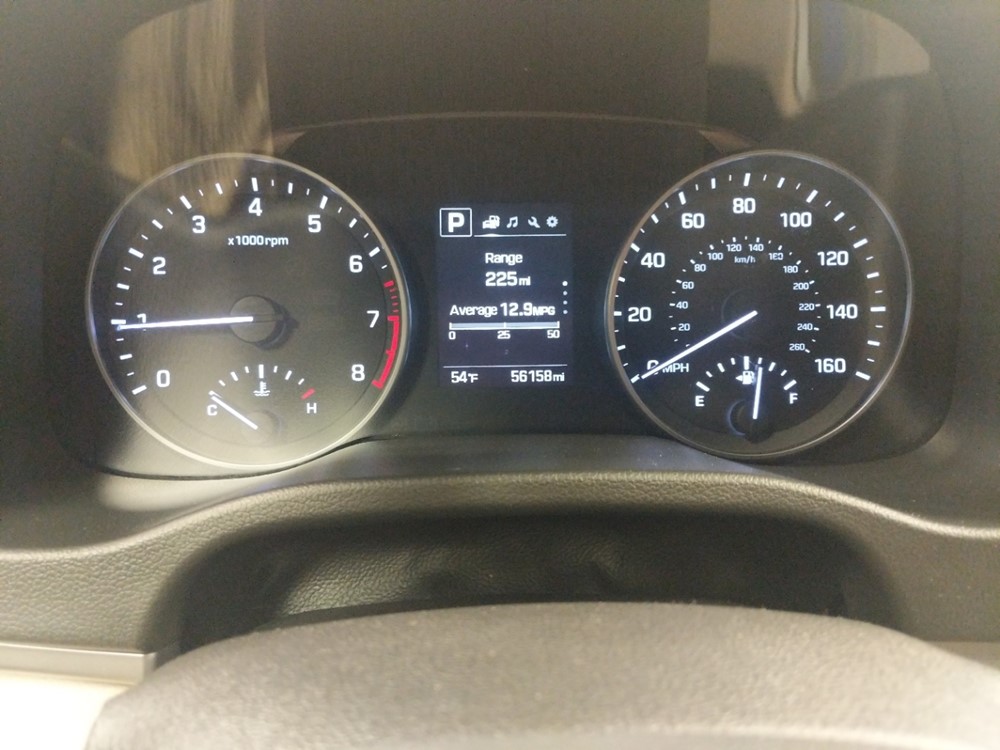 2017 Hyundai Elantra - Odometer Close Up