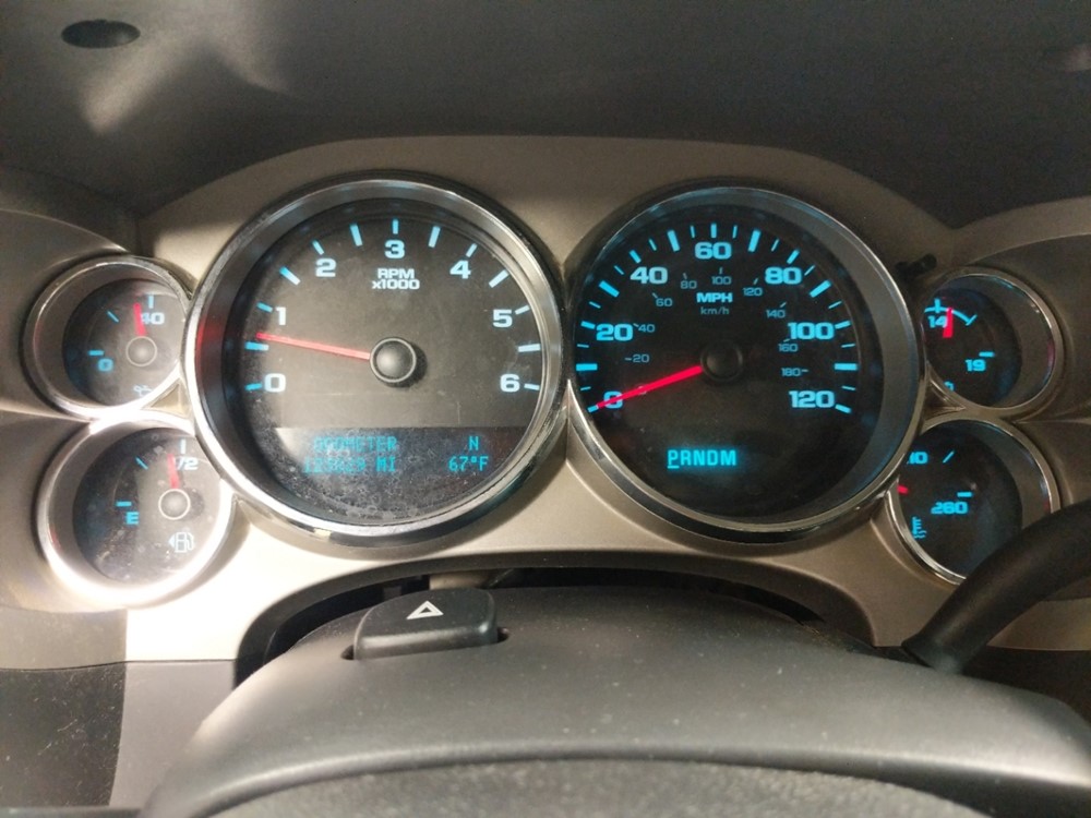 2012 Chevrolet Silverado 1500 - Odometer Close Up