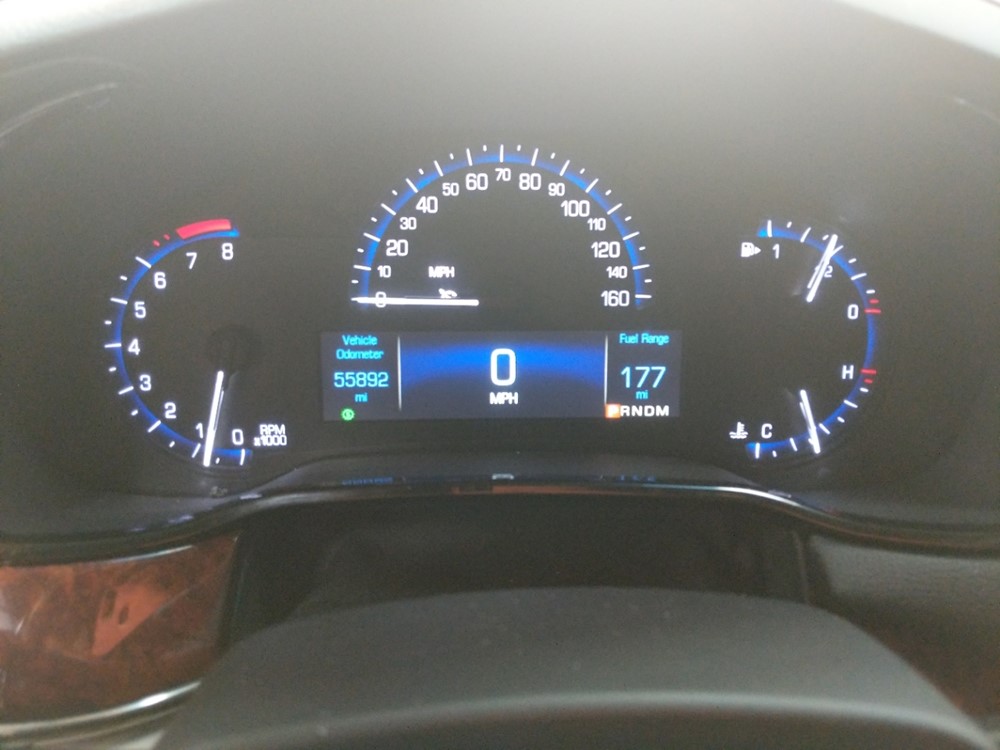 2015 Cadillac CTS - Odometer Close Up