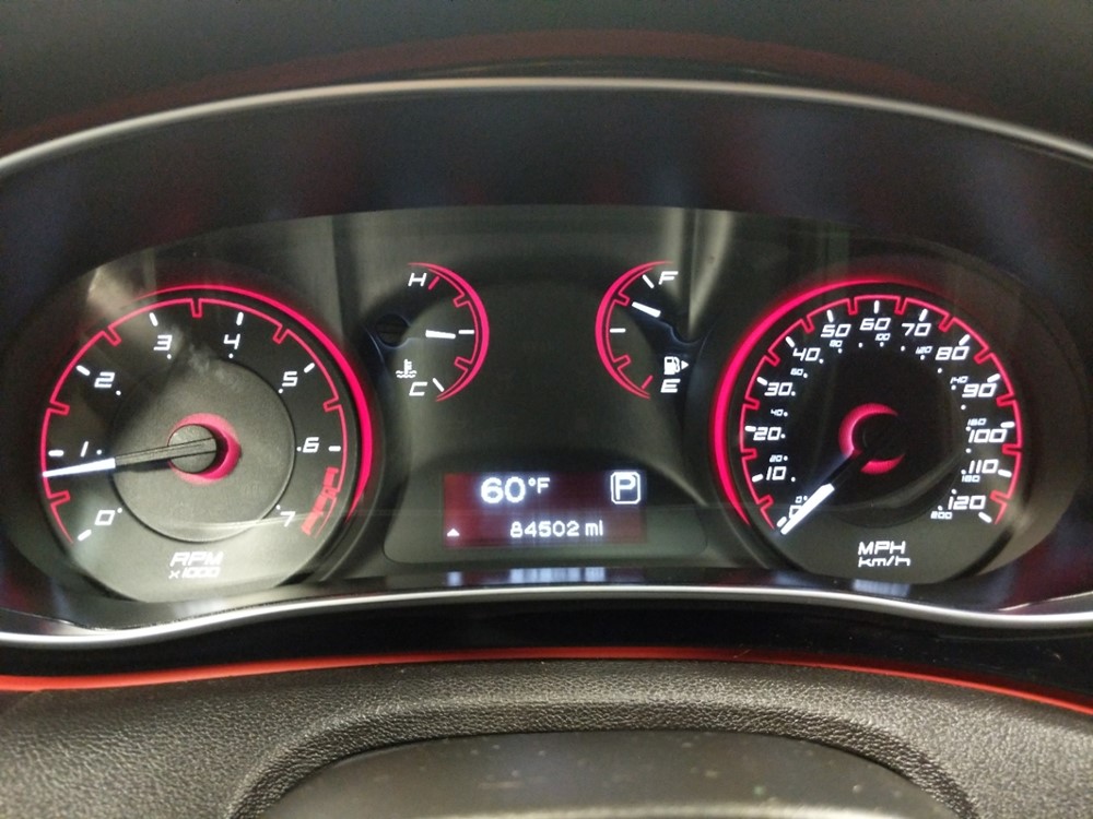 2014 Dodge Dart - Odometer Close Up