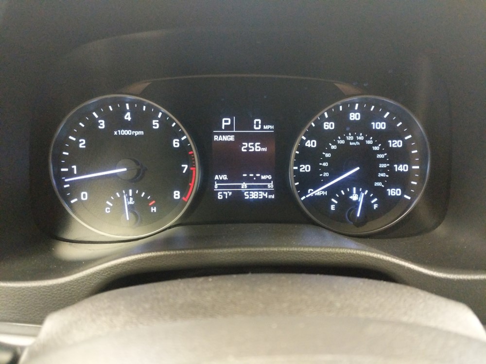 2017 Hyundai Elantra - Odometer Close Up