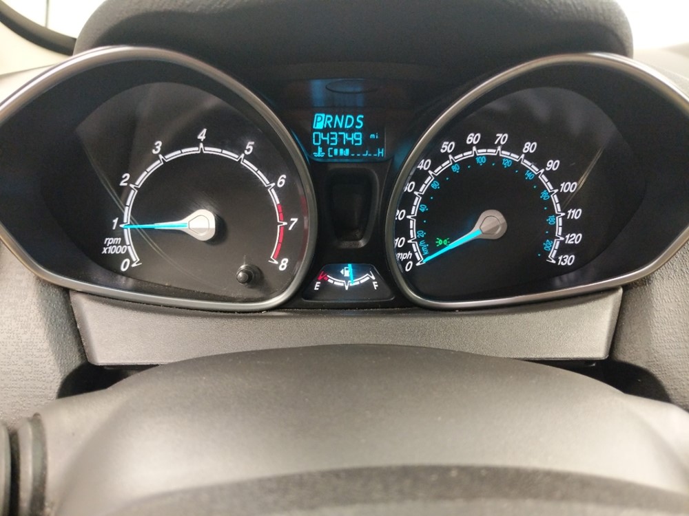 2017 Ford Fiesta - Odometer Close Up