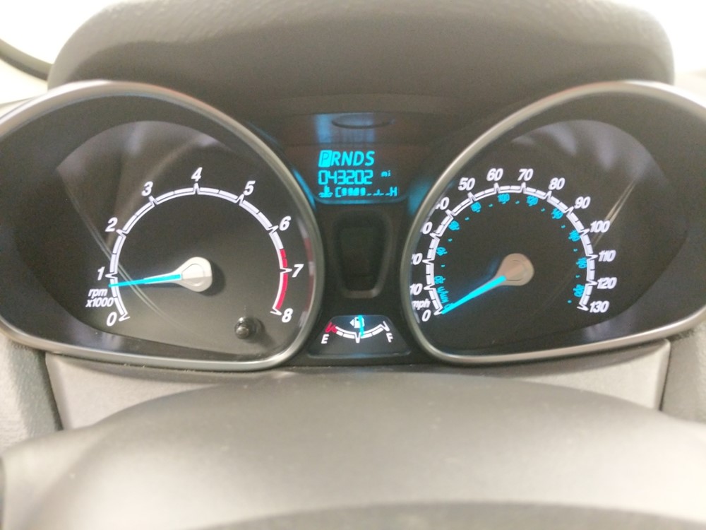 2017 Ford Fiesta - Odometer Close Up