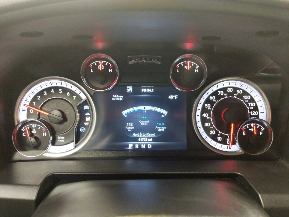 2017 Dodge Ram 1500 - Odometer Close Up