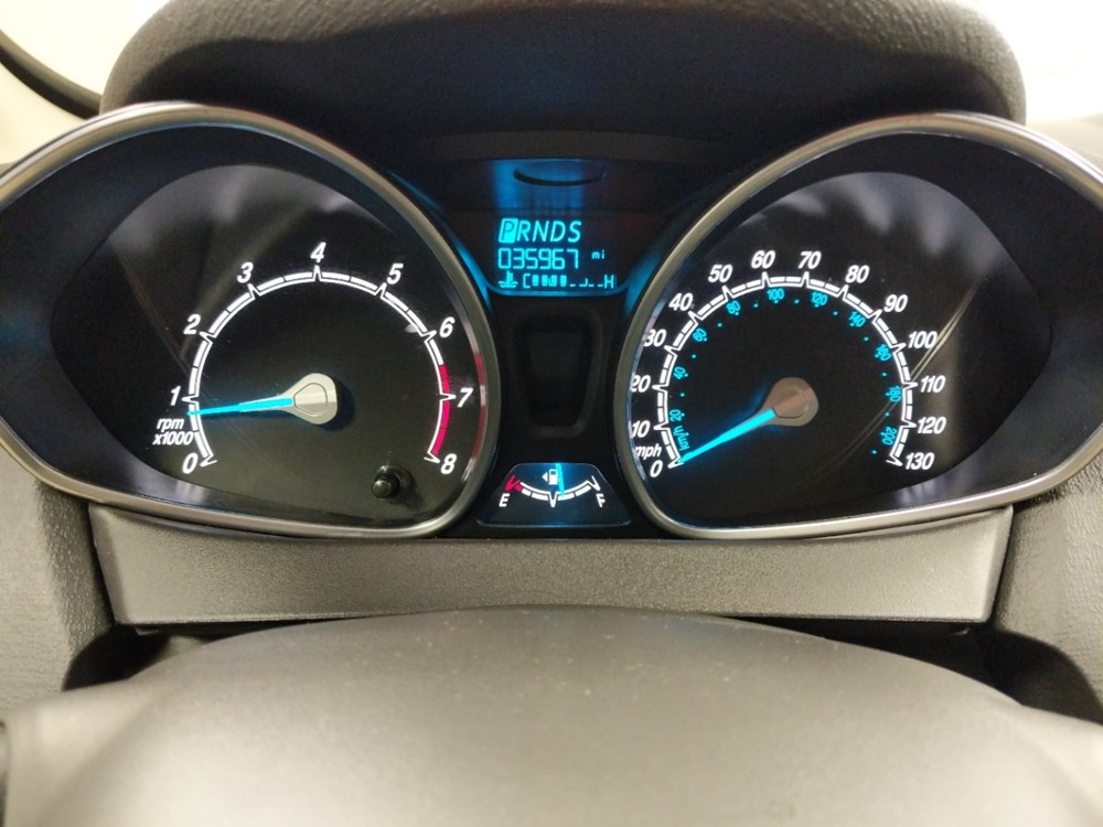 2017 Ford Fiesta - Odometer Close Up