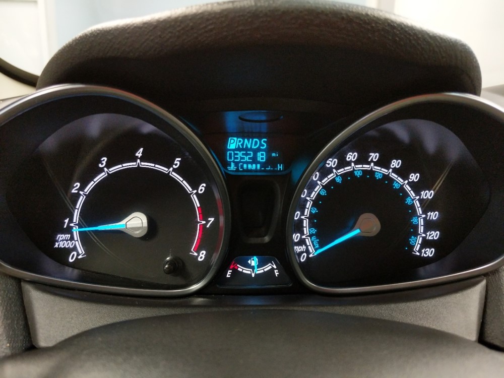 2017 Ford Fiesta - Odometer Close Up