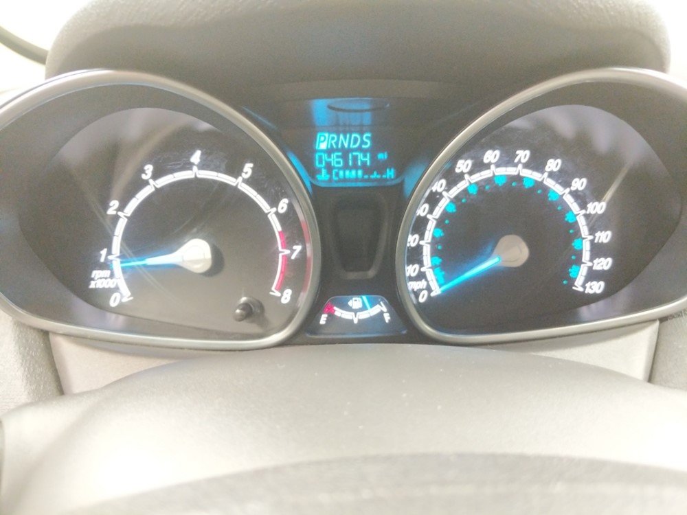 2017 Ford Fiesta - Odometer Close Up