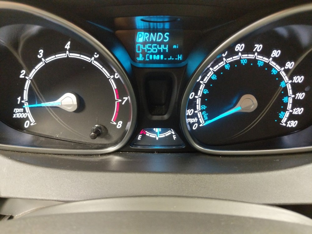 2017 Ford Fiesta - Odometer Close Up