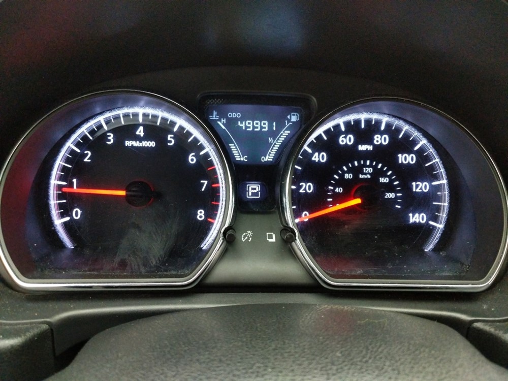 2017 Nissan Versa - Odometer Close Up