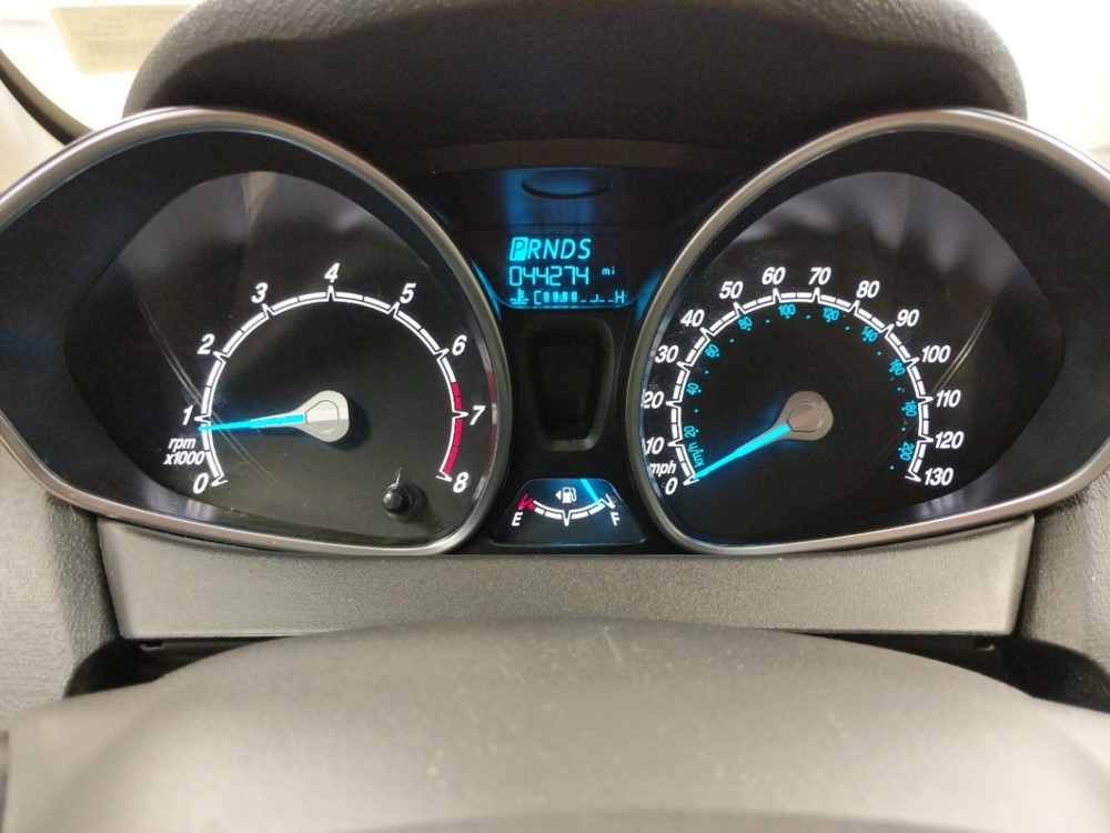 2017 Ford Fiesta - Odometer Close Up