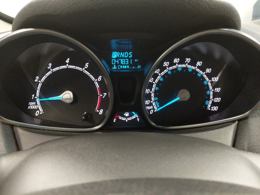 2017 Ford Fiesta - Odometer Close Up