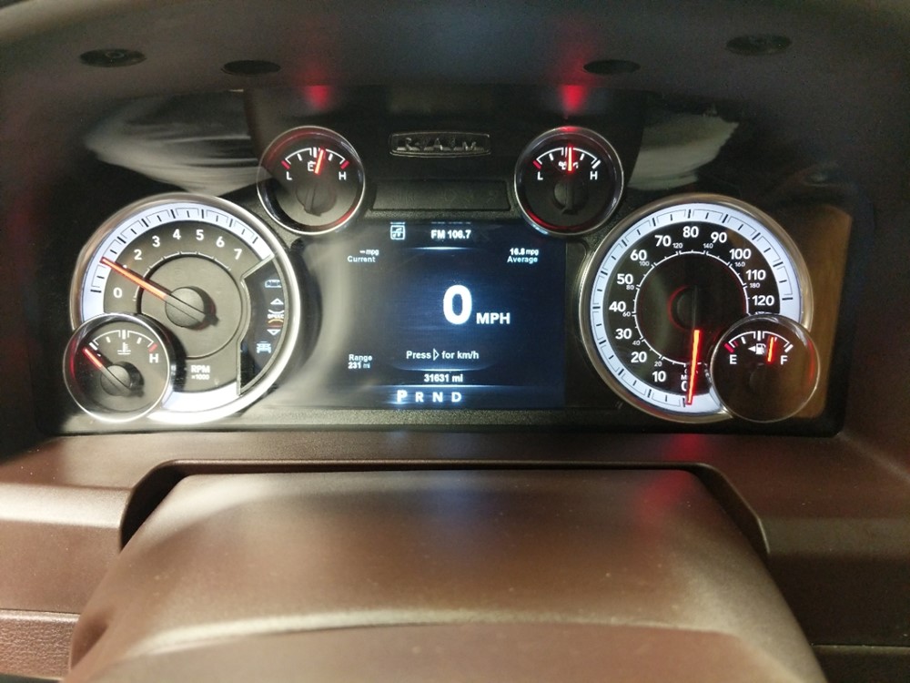 2017 Dodge Ram 1500 - Odometer Close Up