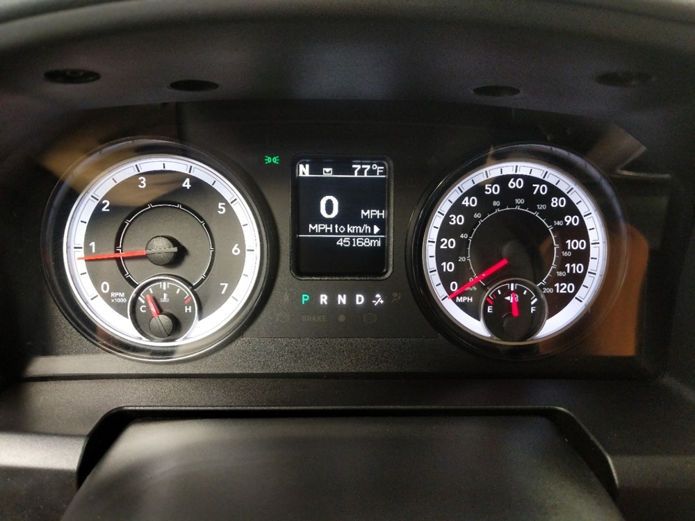 2017 Dodge Ram 1500 - Odometer Close Up
