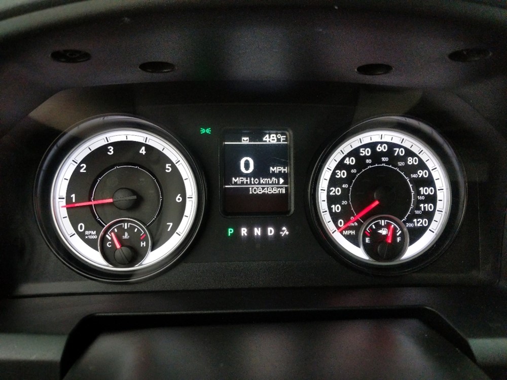 2014 Dodge Ram 1500 - Odometer Close Up