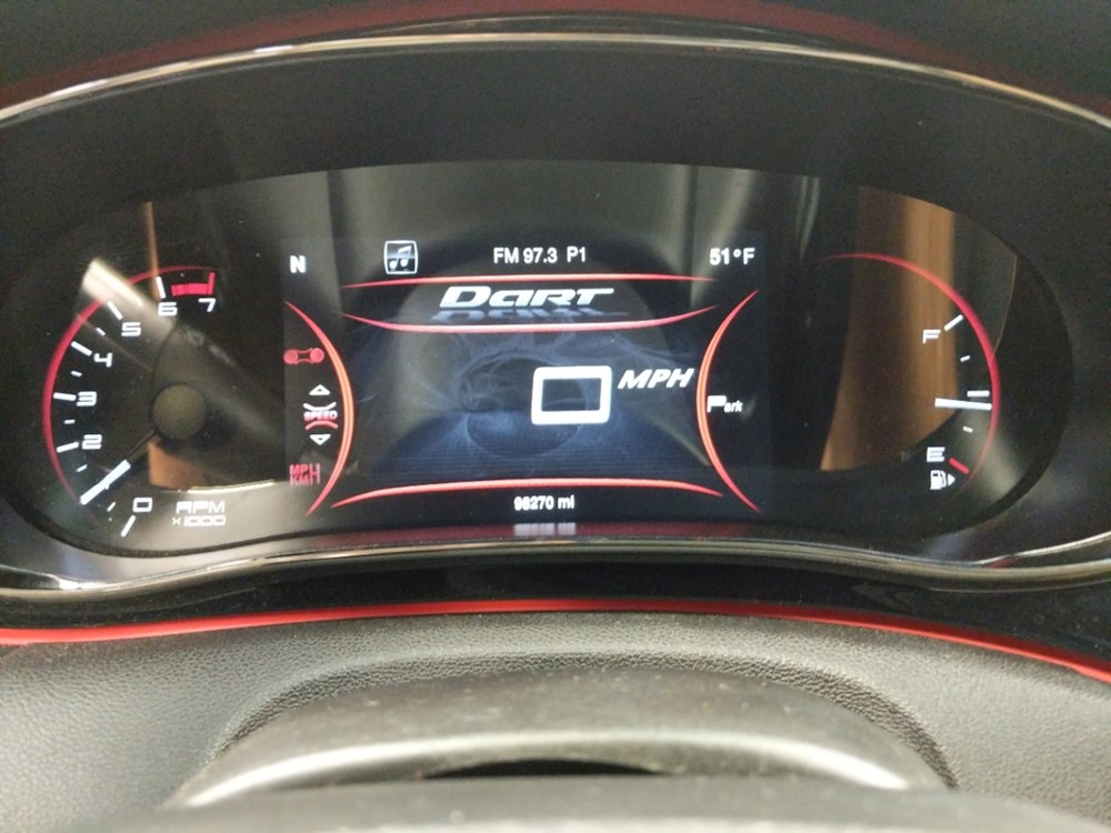 2014 Dodge Dart - Odometer Close Up