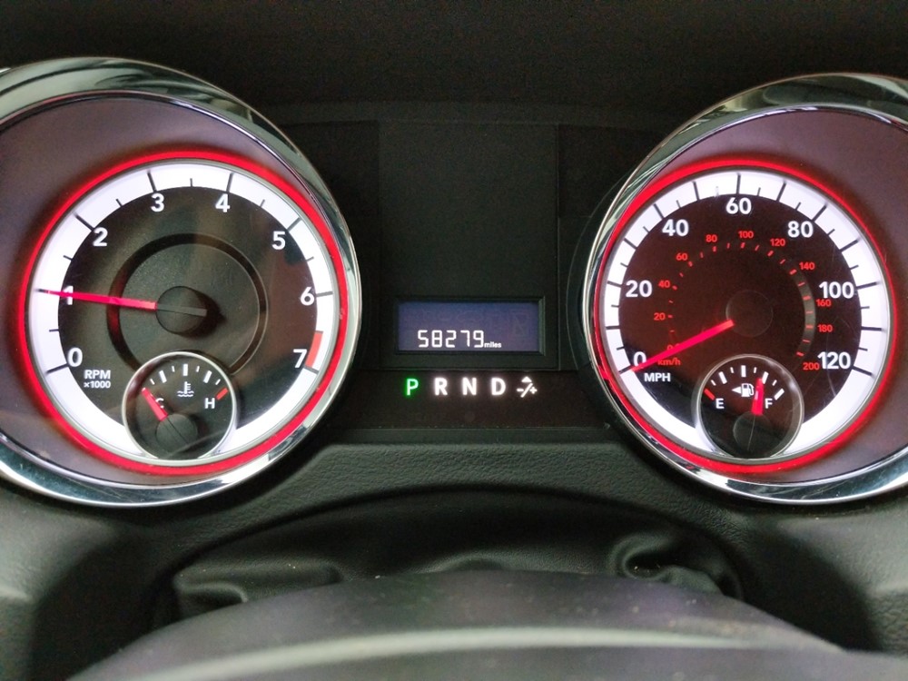 2017 Dodge Grand Caravan - Odometer Close Up
