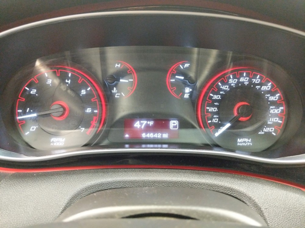 2016 Dodge Dart - Odometer Close Up