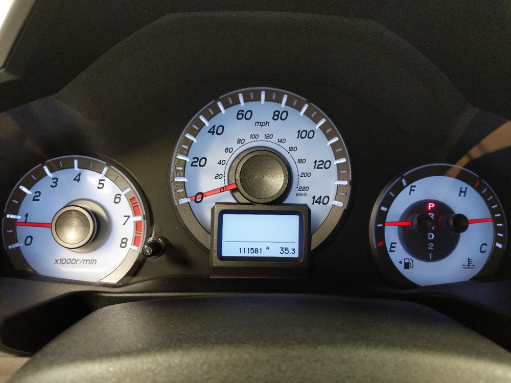 2012 Honda Pilot - Odometer Close Up