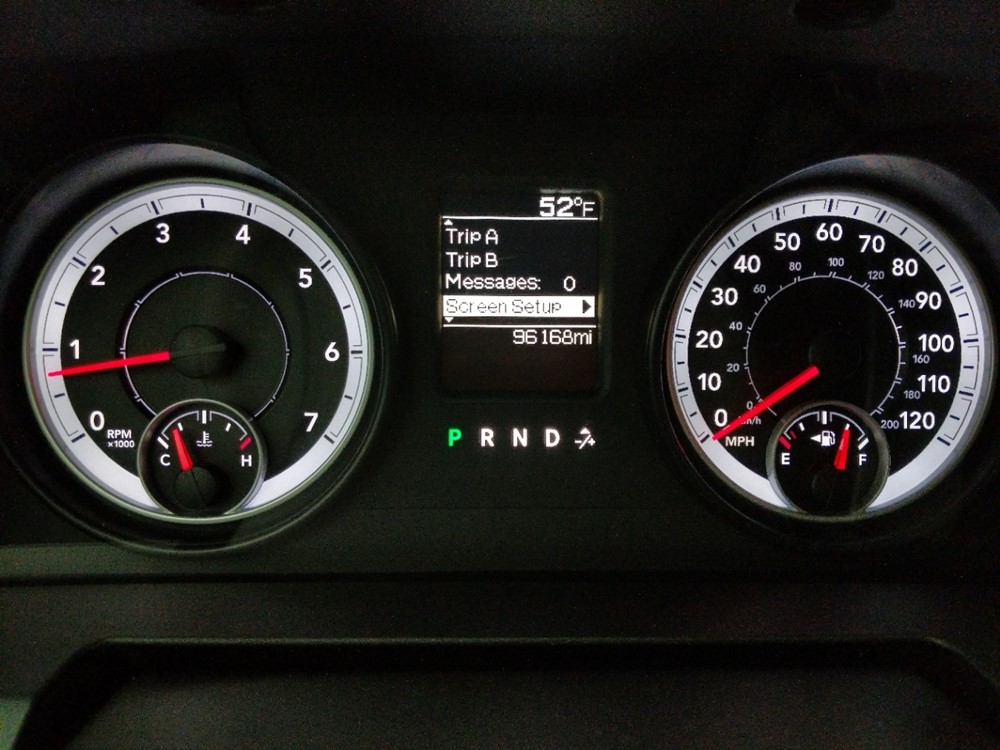 2013 Dodge Ram 1500 - Odometer Close Up