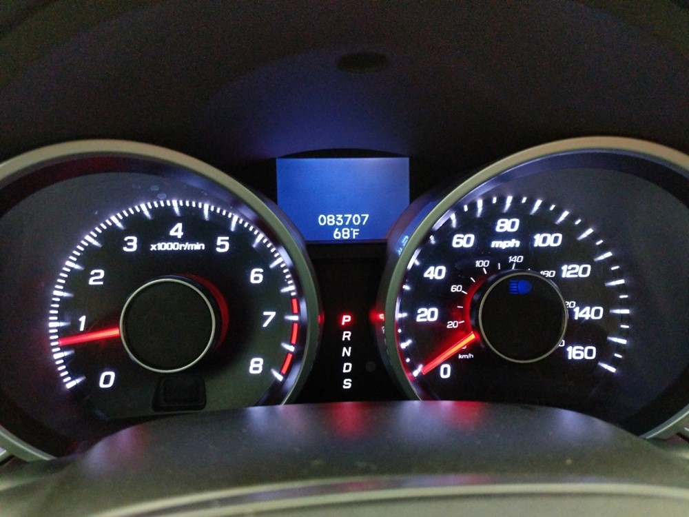 2011 Acura TL - Odometer Close Up