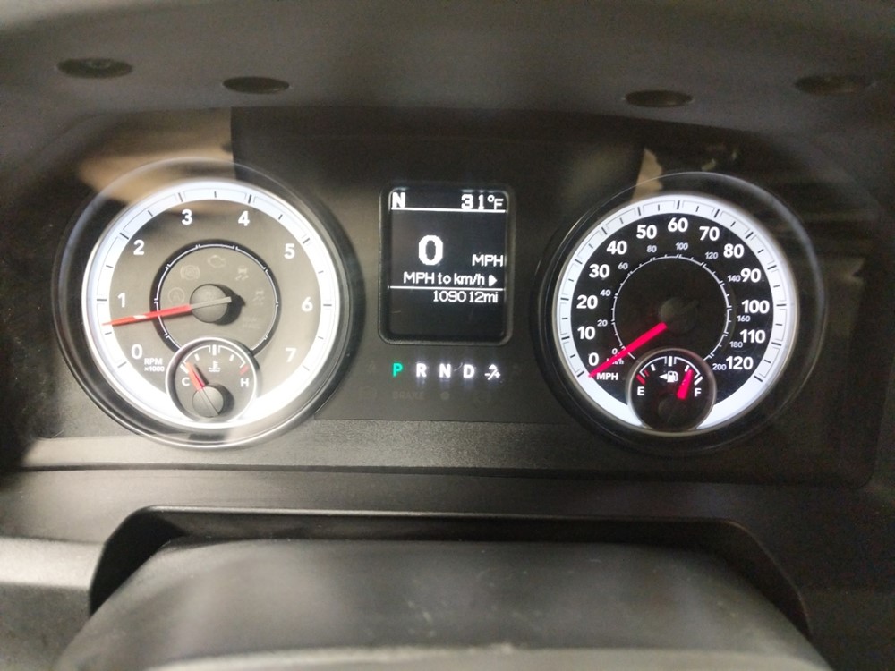 2014 Dodge Ram 1500 - Odometer Close Up