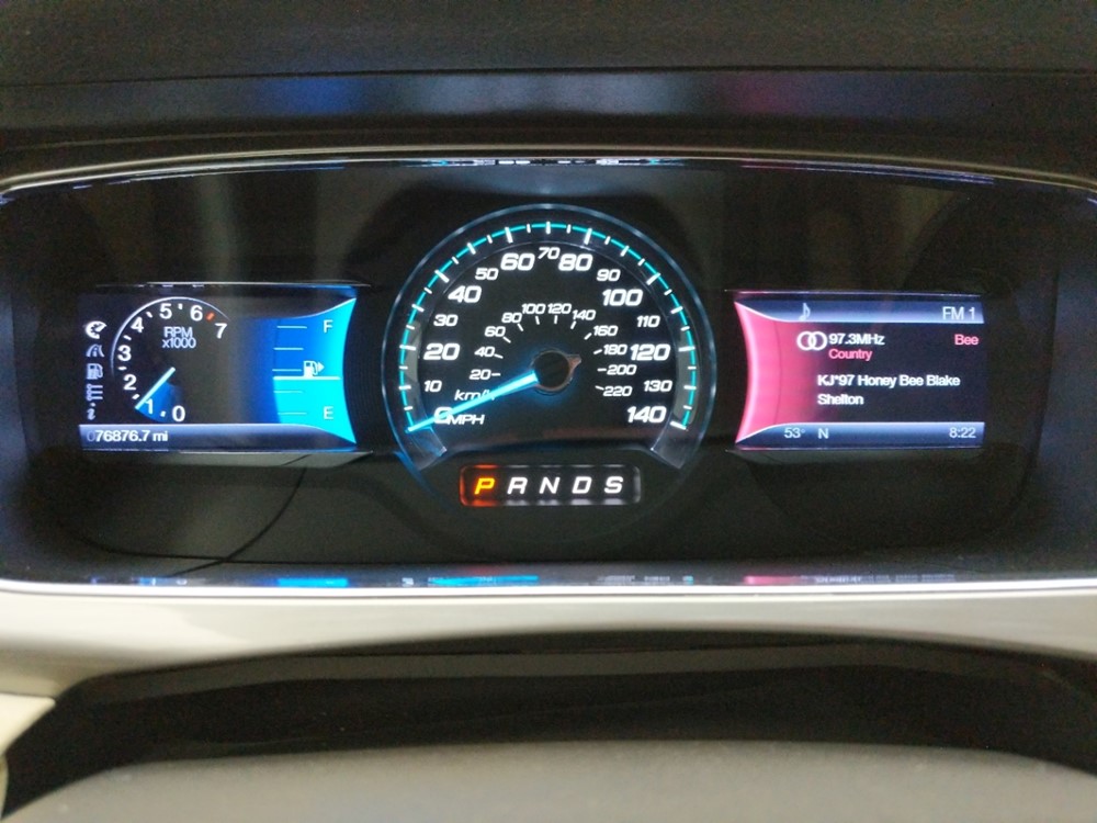 2013 Ford Taurus - Odometer Close Up