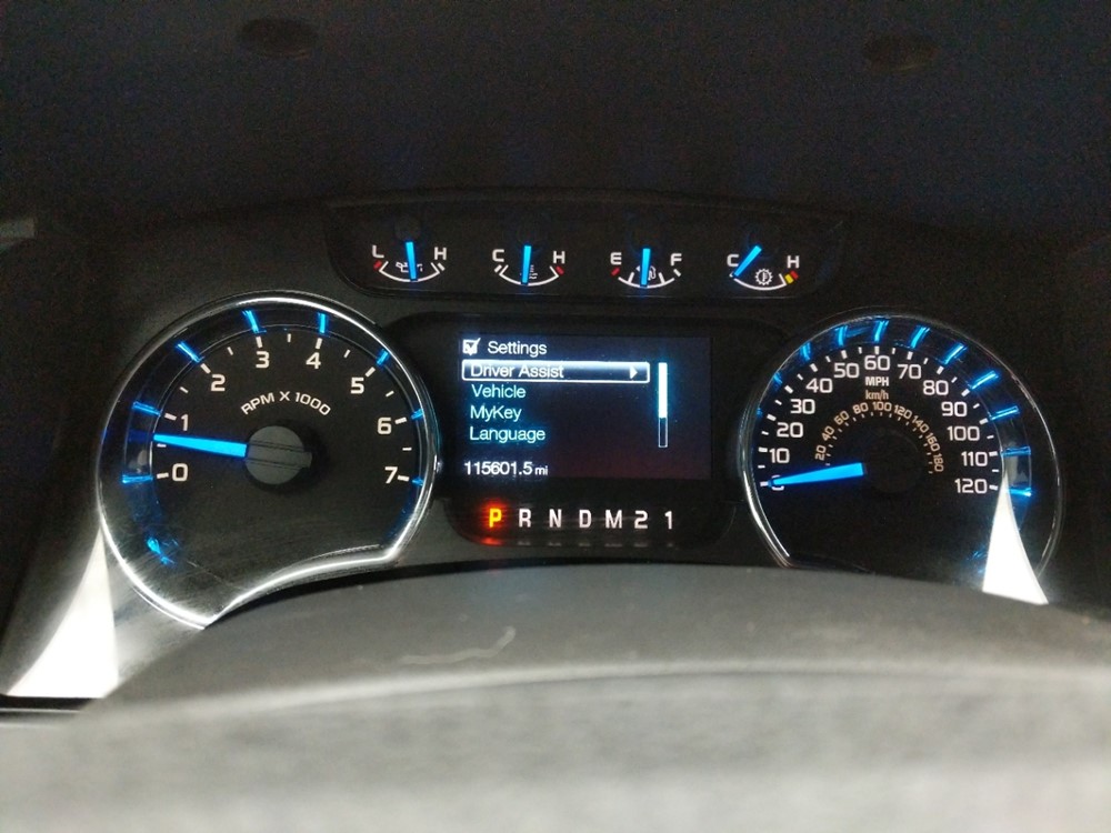2014 Ford F-150 - Odometer Close Up