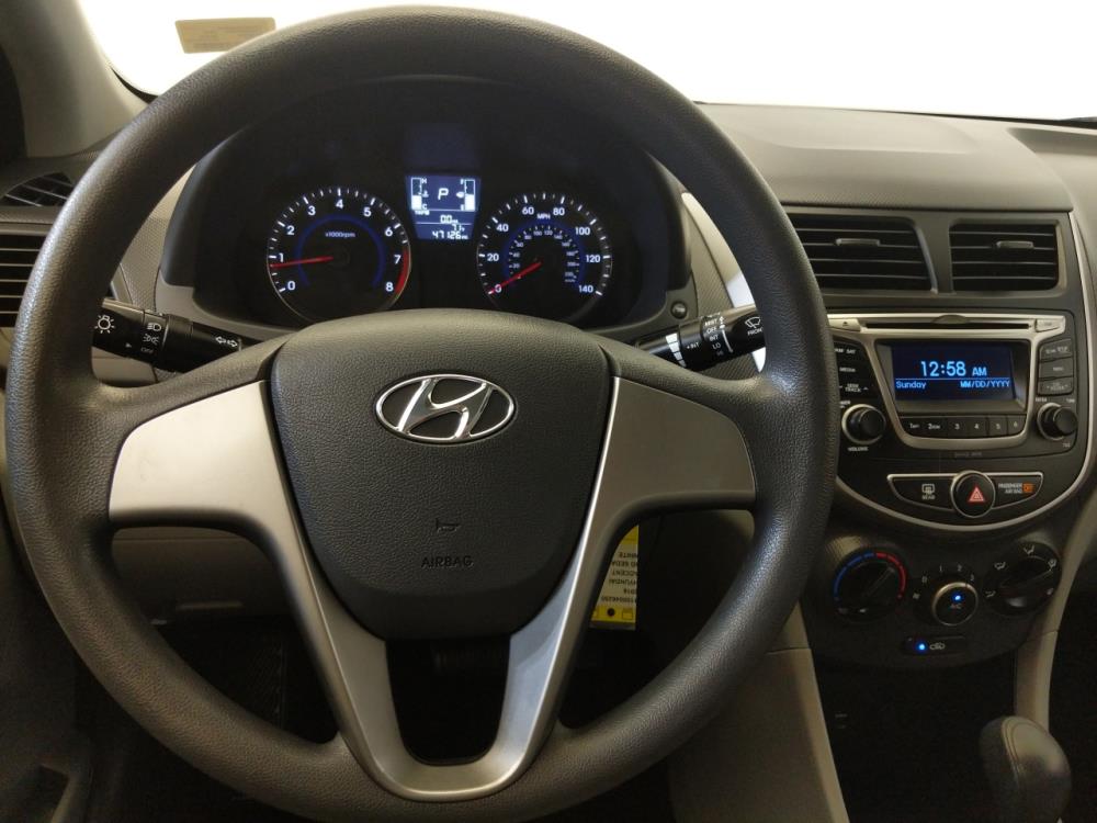 2016 Hyundai Accent - Driver Dash