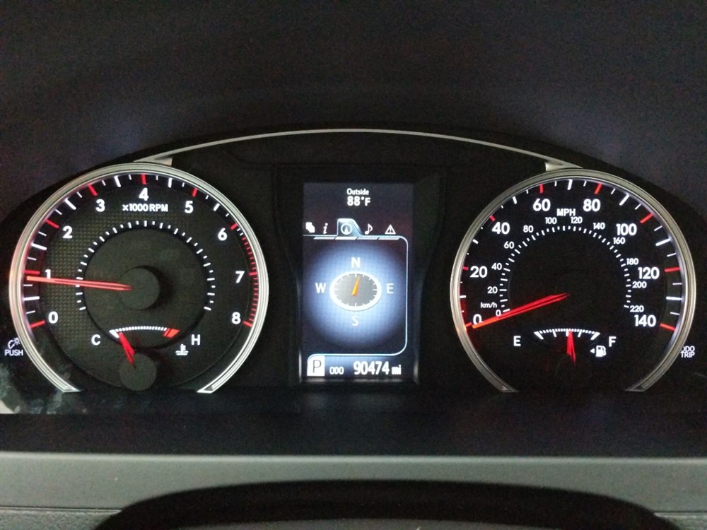 2015 Toyota Camry - Odometer Close Up
