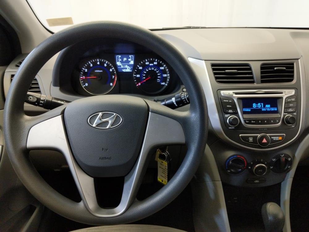2016 Hyundai Accent - Driver Dash